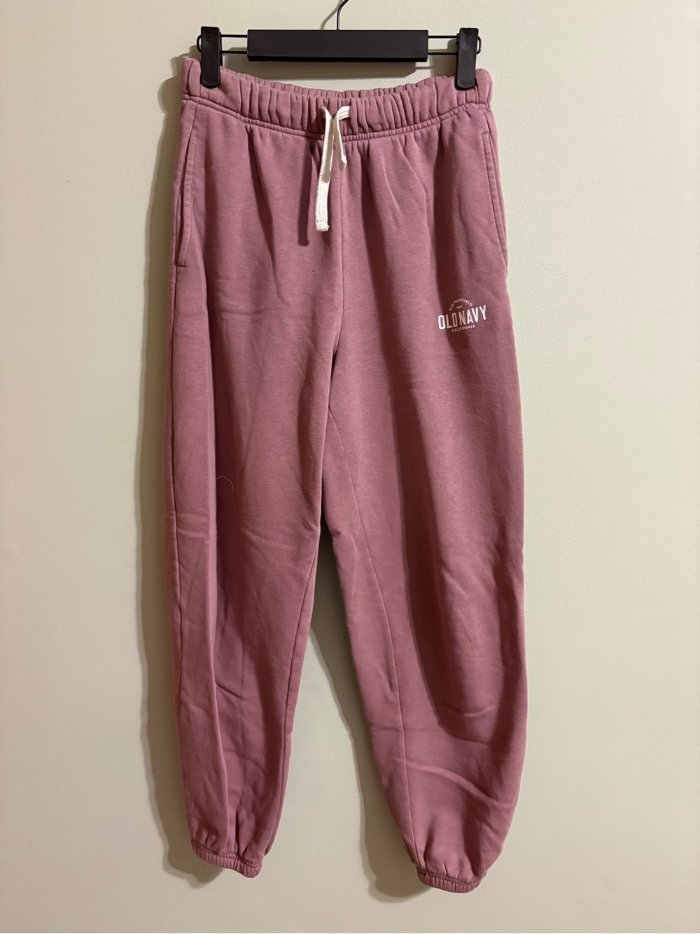 Old Navy California Graphic Joggers Elastic Ankle Sweatpants Dusty Pink Size XS